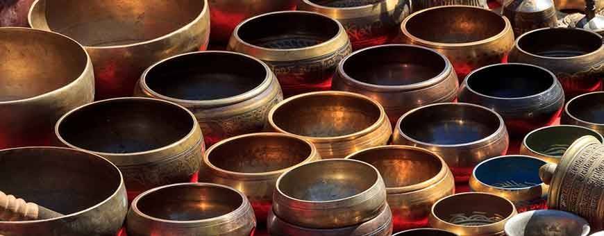 Tibetan singing bowls for use in therapies, chakras, meditation, relaxation, music.